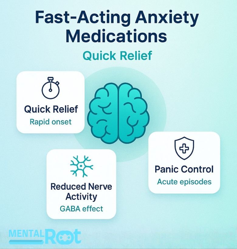 Anxiolytics (fast-acting medications)