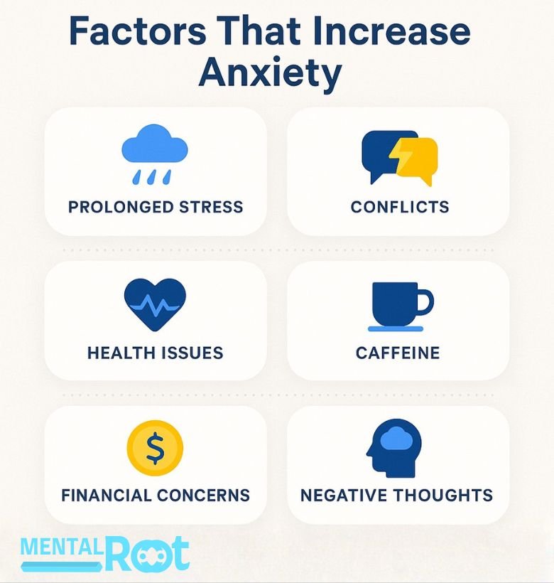 What can increase anxiety