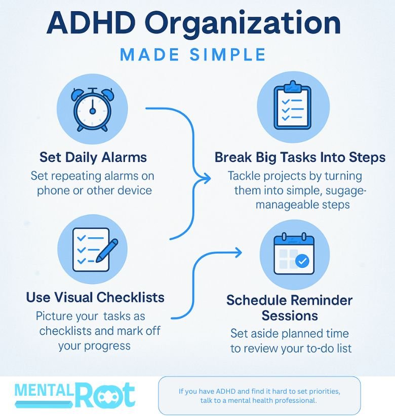 organization tips for adults with adhd
